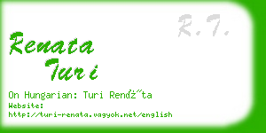 renata turi business card